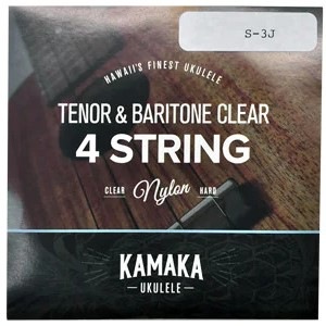 PRESTO ダブルベース弦 ナイロンテープ巻き E.A.D.G弦セット KAMAKA】クリアナイロン弦セット S-3J (テナー～バリトン用)｜ウクレレ