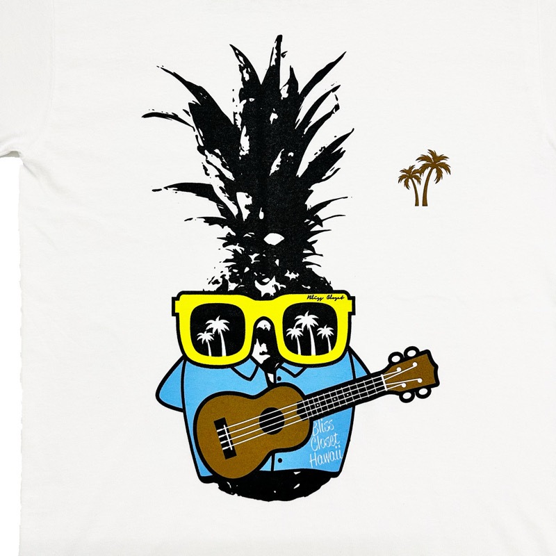 コラボTシャツ】 Bliss Closet Hawaii × KIWAYA ｜ウクレレ専門店