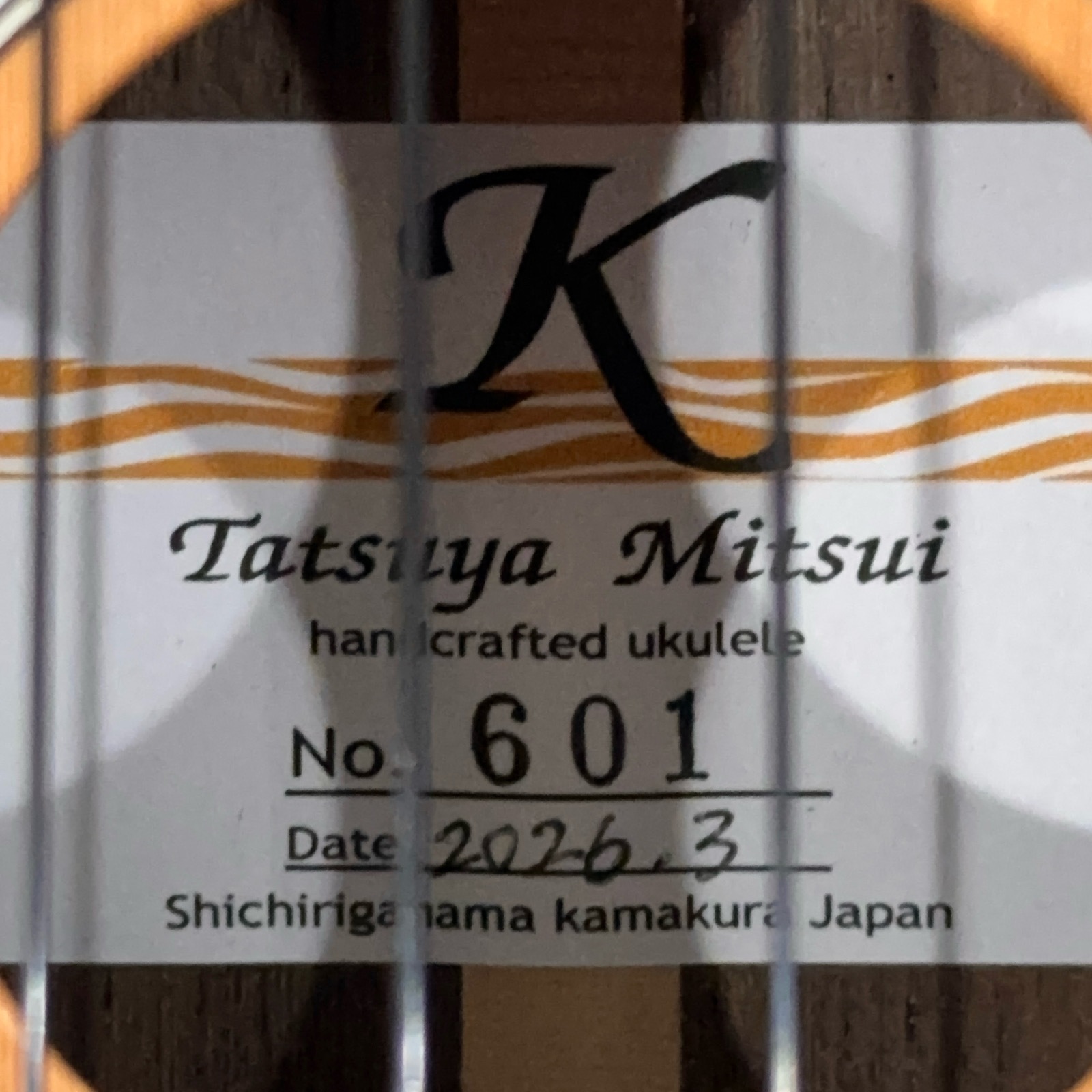 ��Tatsuya Mitsui��type K No.601 ���󥵡��ȥ�����