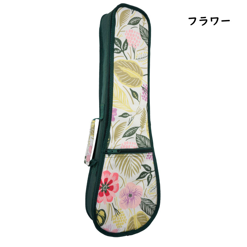 可愛いソプラノ用ソフトケース No 40 S 柄3種類 タトゥー バード フラワー ウクレレ専門店 Kiwaya公式通販
