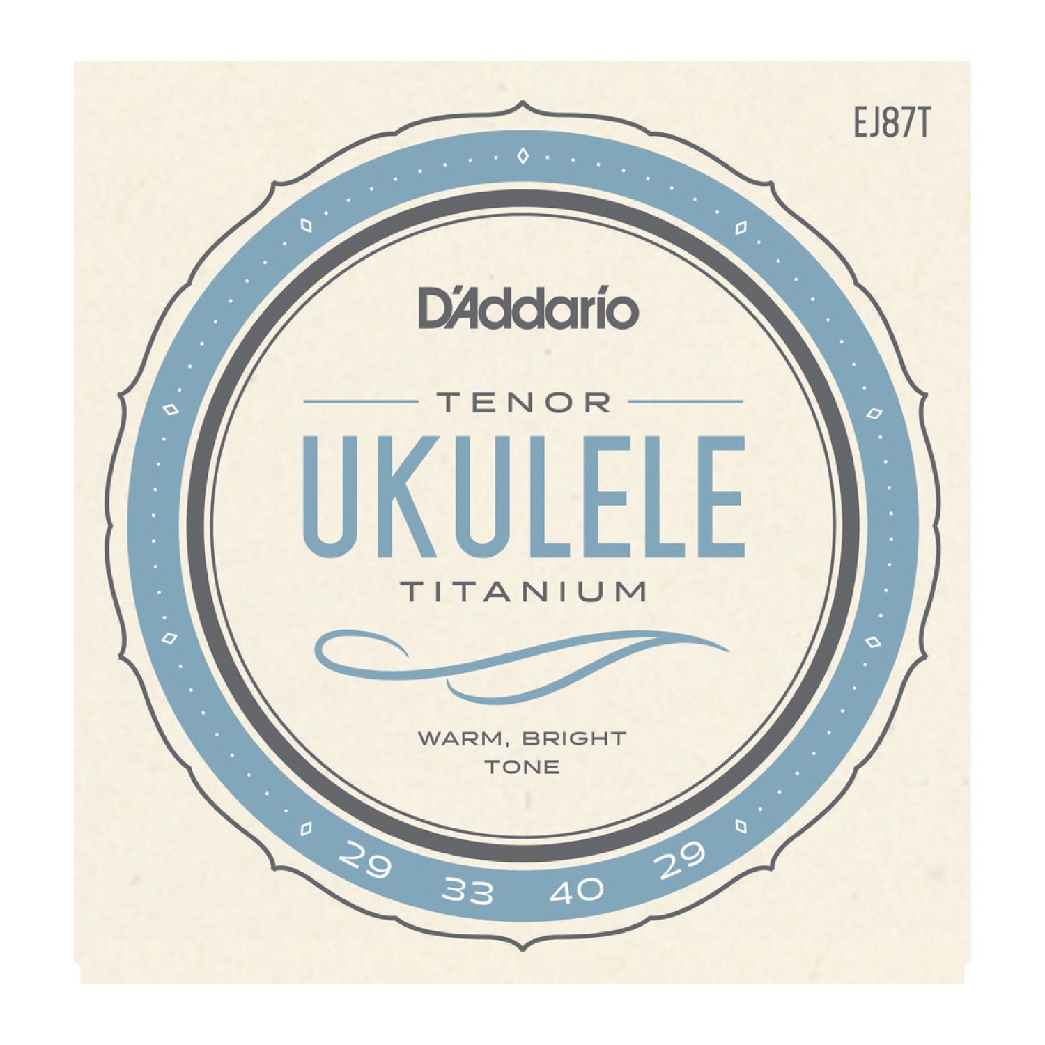 D'addario】EJ87T チタニウムナイロン弦(テナー用）｜ウクレレ専門店