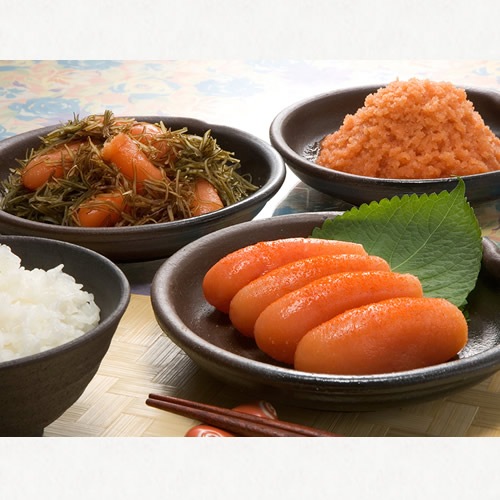 極小太幹　明美の月　11cm はとマルシェOnline】福岡：＜日本の極み＞ 博多めんたいこ3種詰合