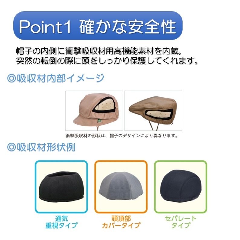 転倒予防用具　ヘッドガード おでかけヘッドガード　ハンチングタイプ KM-1000H　ブラック　M キヨタ 取寄品 JAN 4562101523445 送料無料キヨタおでかけヘッドガードHタイプ (ハンチングタイプ