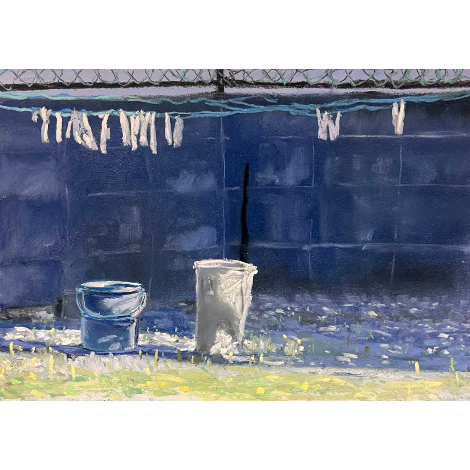 坂口恭平／旅から戻って、近所の空き地の朝の光