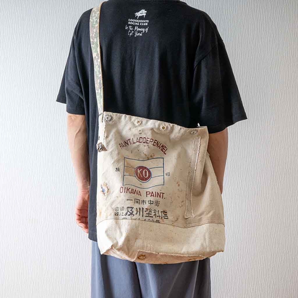 布羊舎/キャンバス地ショルダーバッグ/及川塗料店