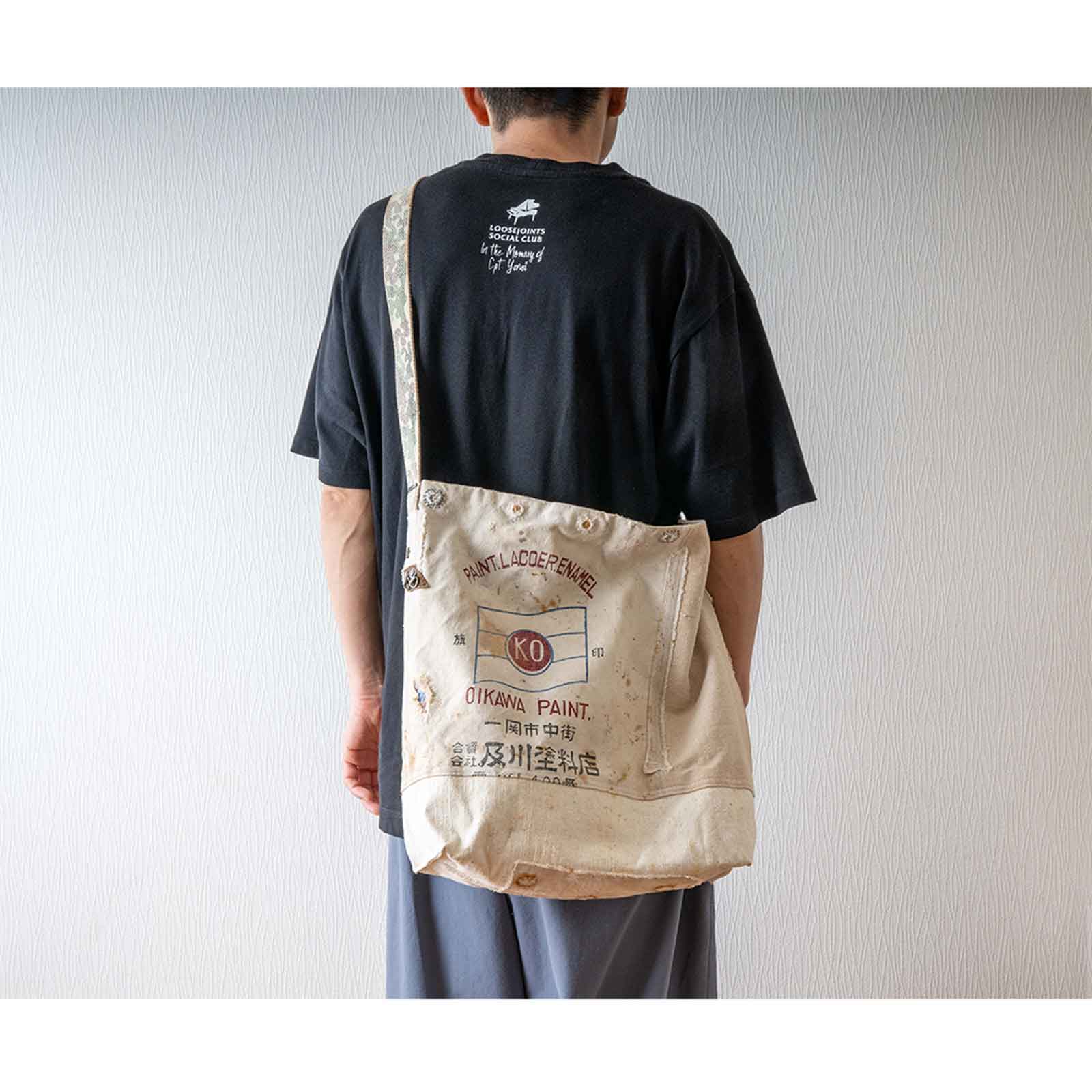 布羊舎/キャンバス地ショルダーバッグ/及川塗料店