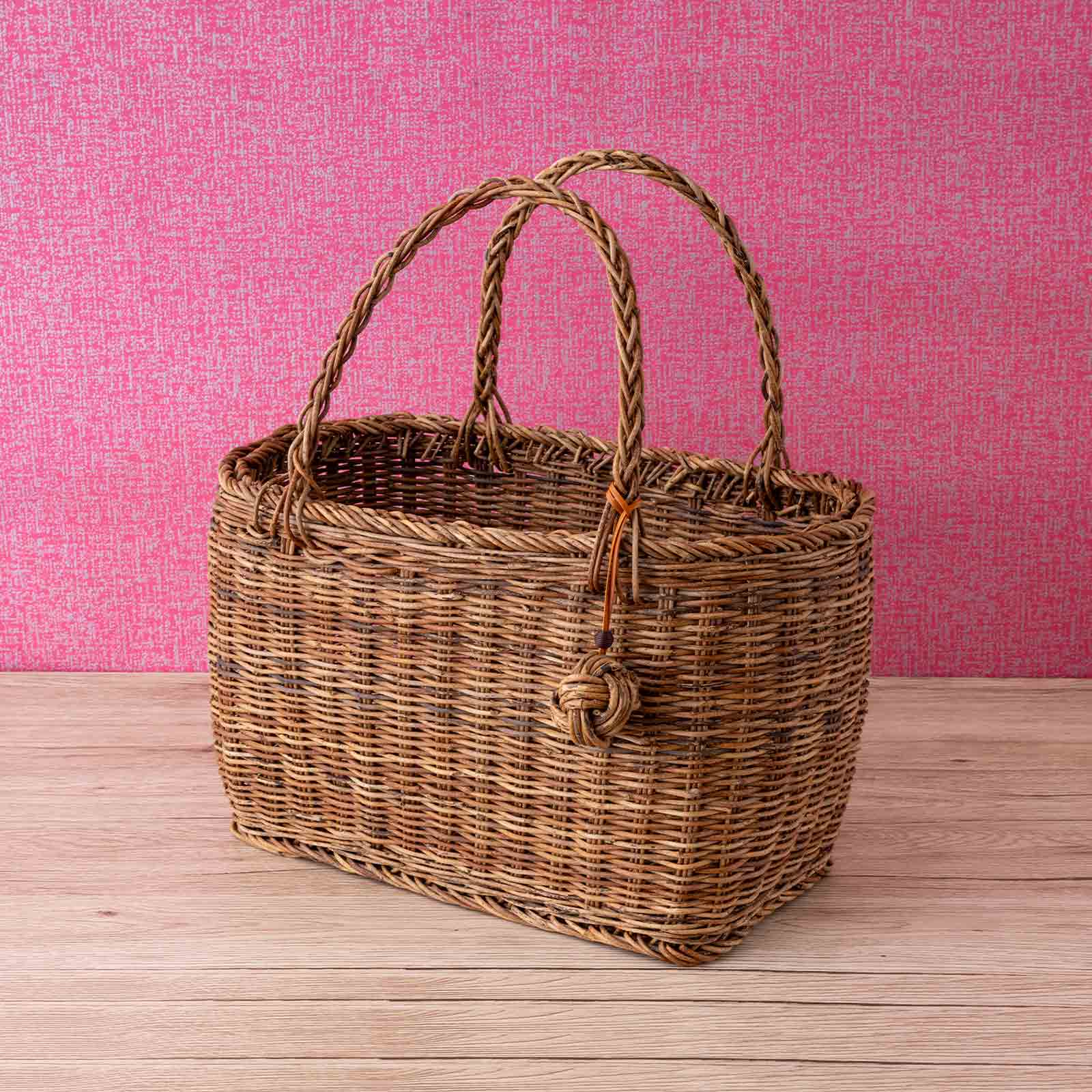 WAKAHATA social club/あけび蔓ざる編みカゴ