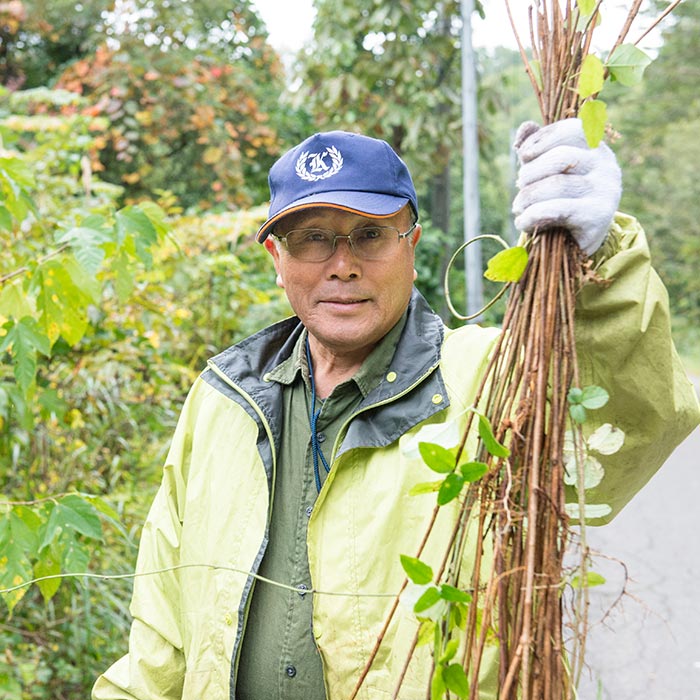 WAKAHATA social club/あけび蔓ざる編みカゴ