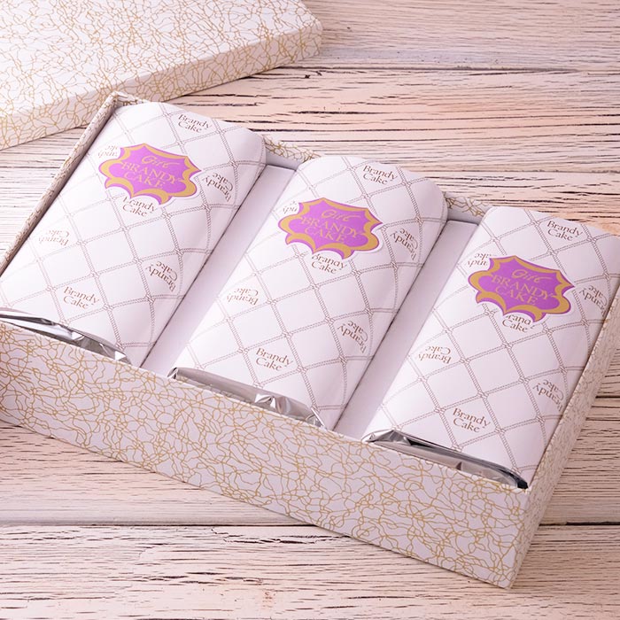 お菓子処たかはし/冷蔵 ブランディケーキ 3本入