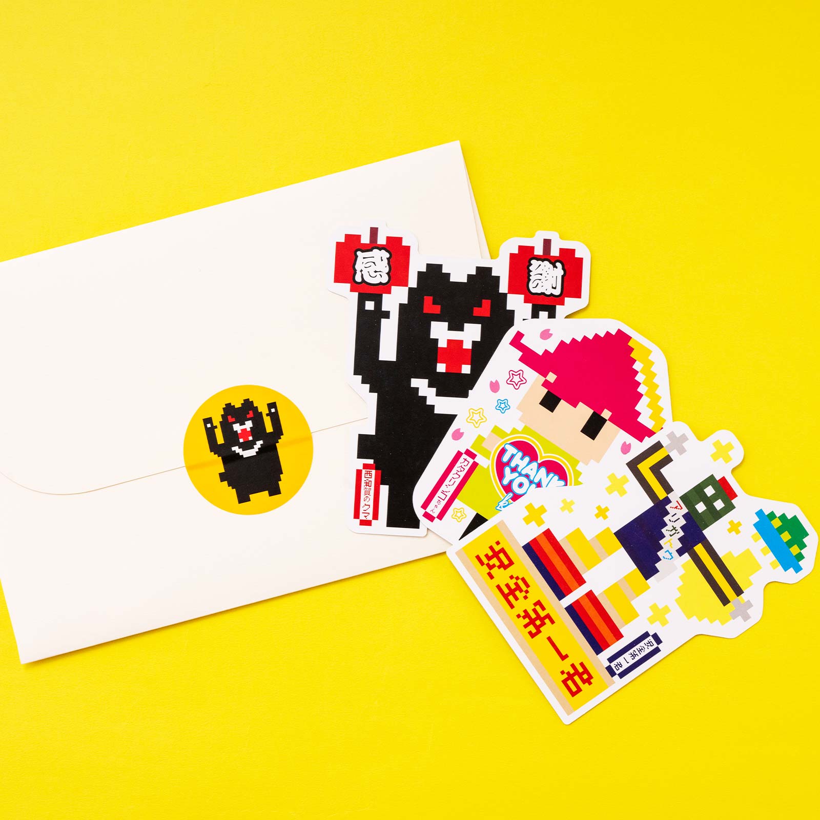 型抜きポストカードセット＜西和賀のゆかいな仲間たち＞（D）