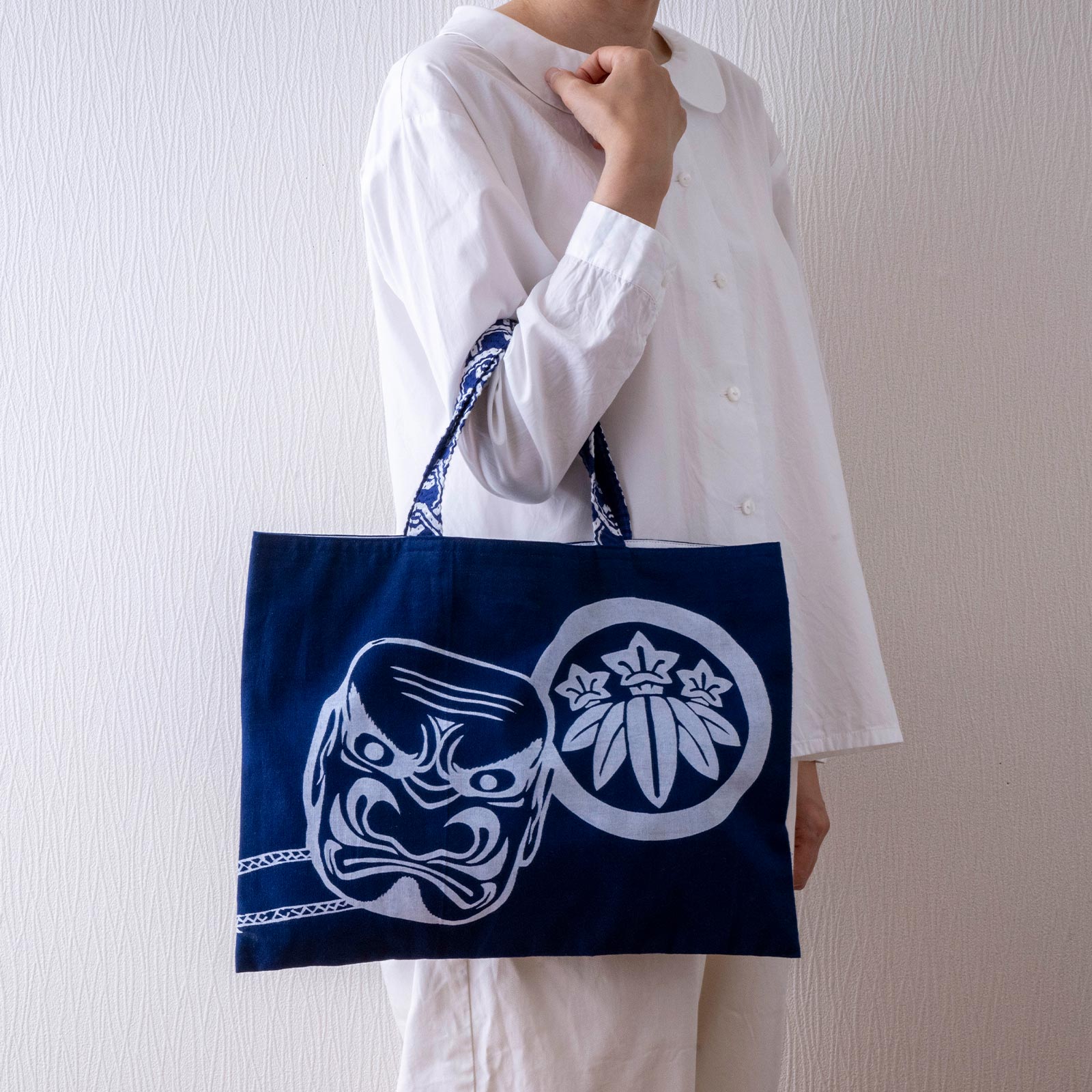 布羊舎/手拭いバッグ/鬼剣舞