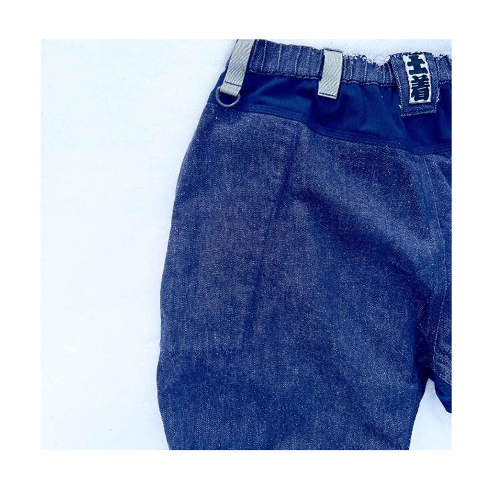 ハーベスタ!ハビコル/デニムボンデッジニッカパンツ XL