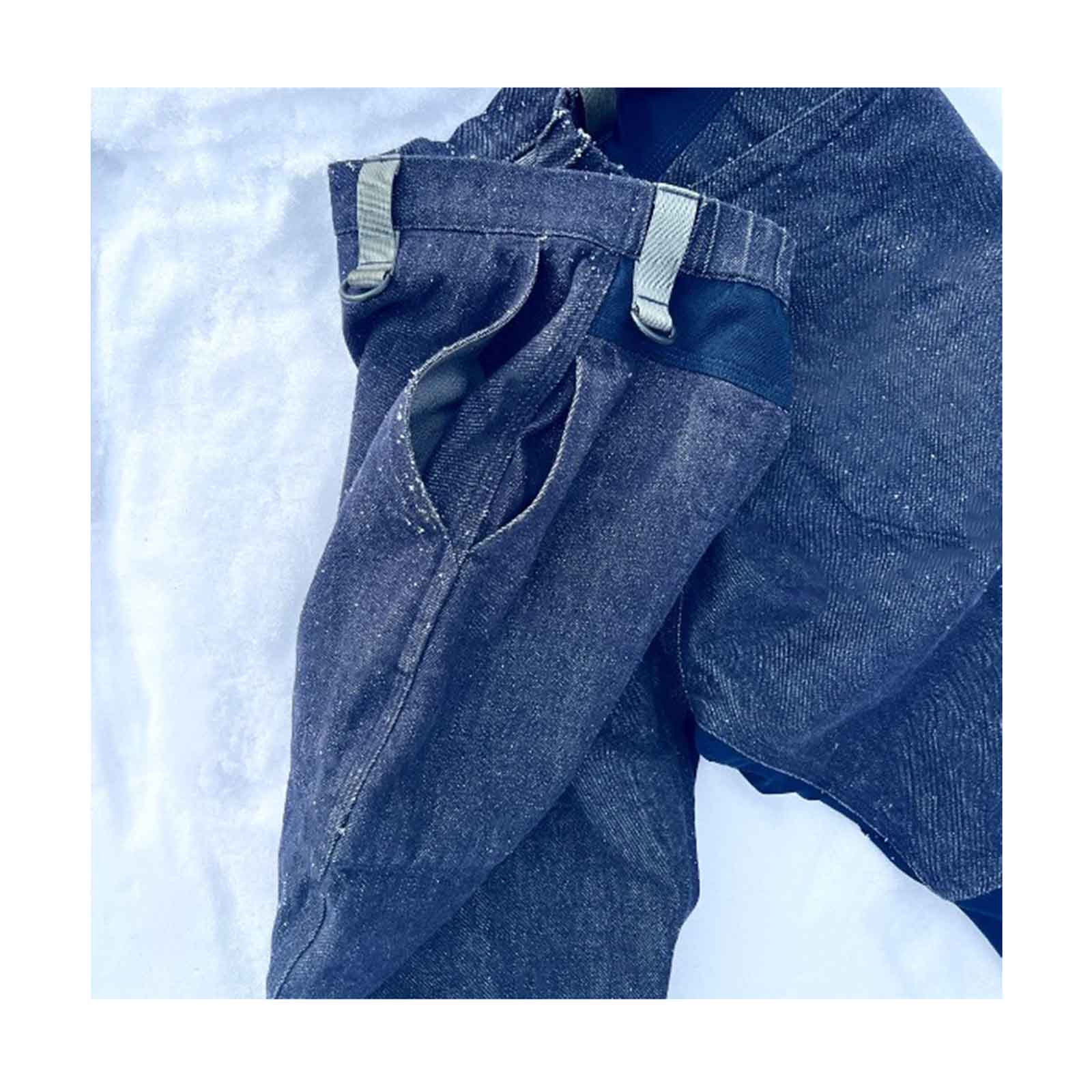 ハーベスタ!ハビコル/デニムボンデッジニッカパンツ XL