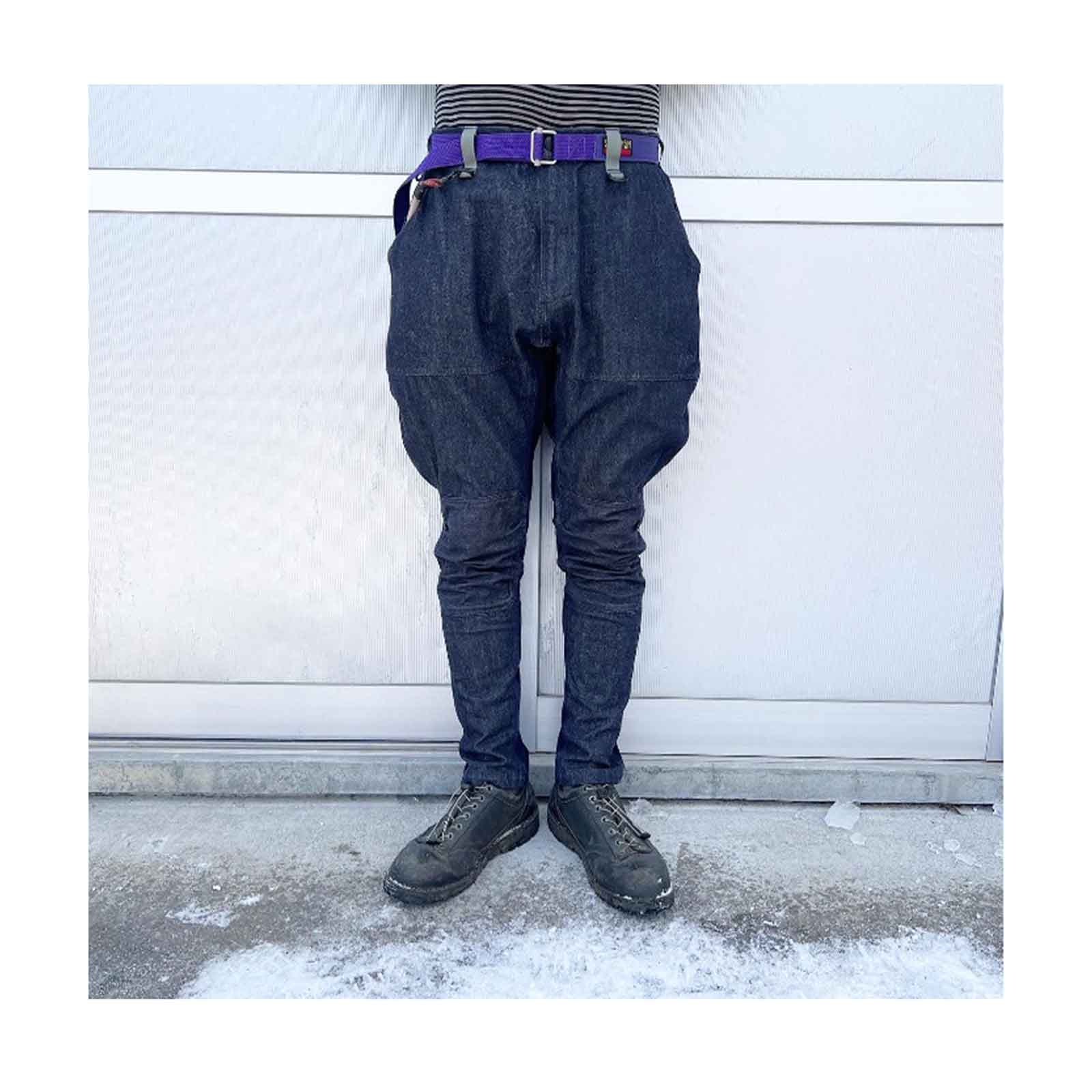 ハーベスタ!ハビコル/デニムボンデッジニッカパンツ L