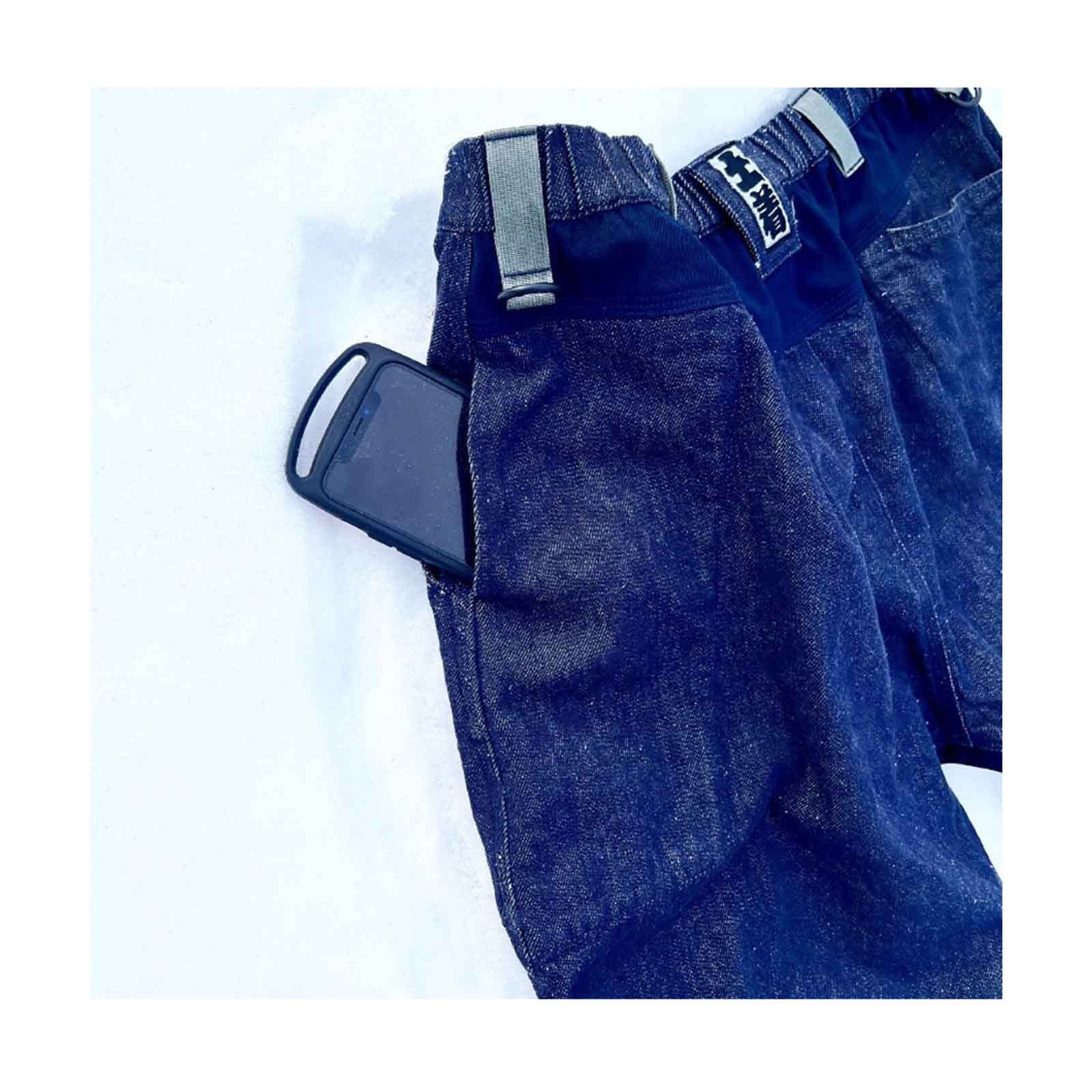 ハーベスタ!ハビコル/デニムボンデッジニッカパンツ L