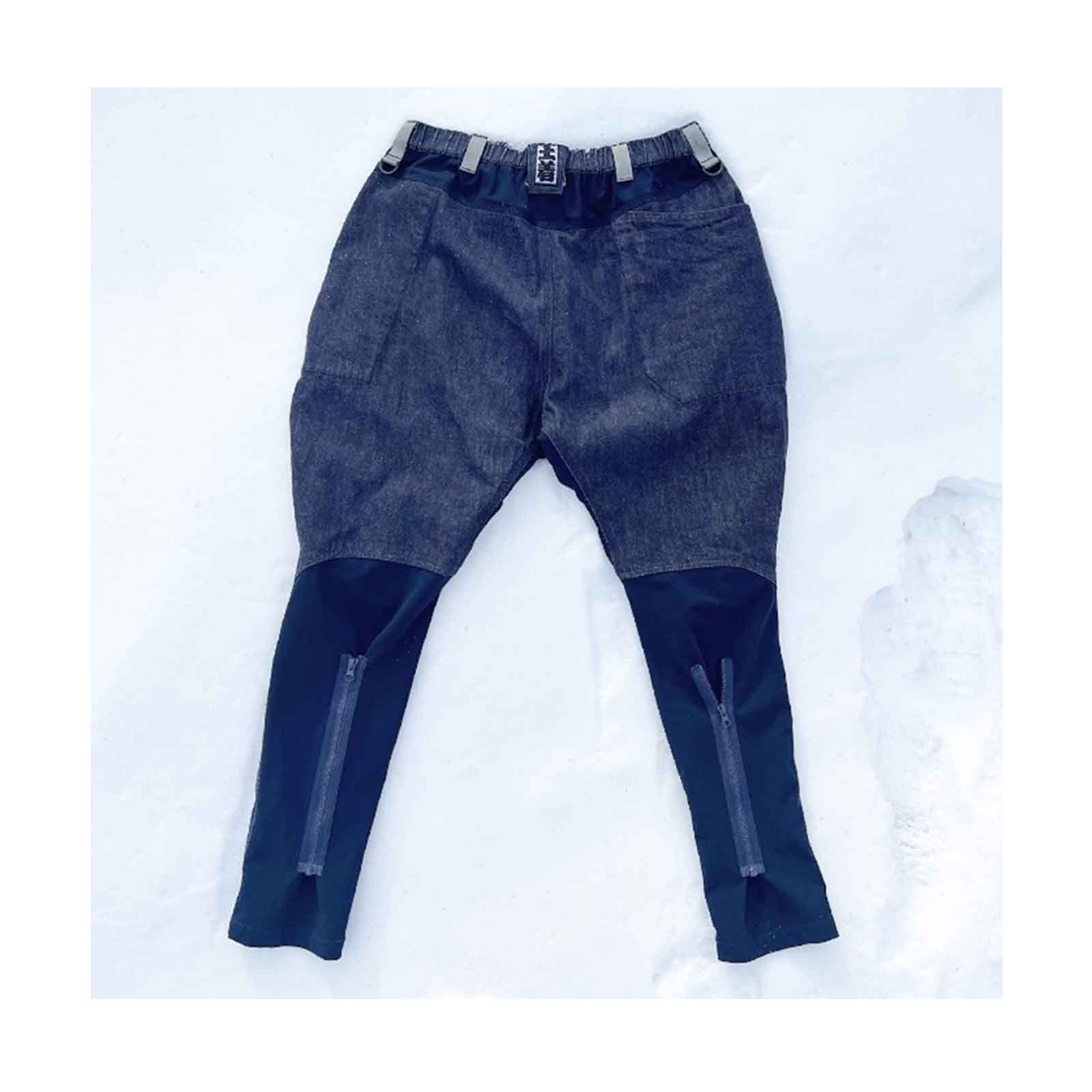 ハーベスタ!ハビコル/デニムボンデッジニッカパンツ M