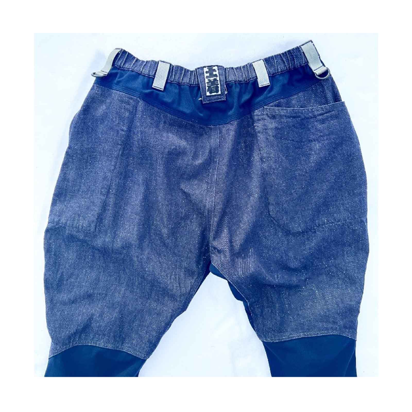 ハーベスタ!ハビコル/デニムボンデッジニッカパンツ M