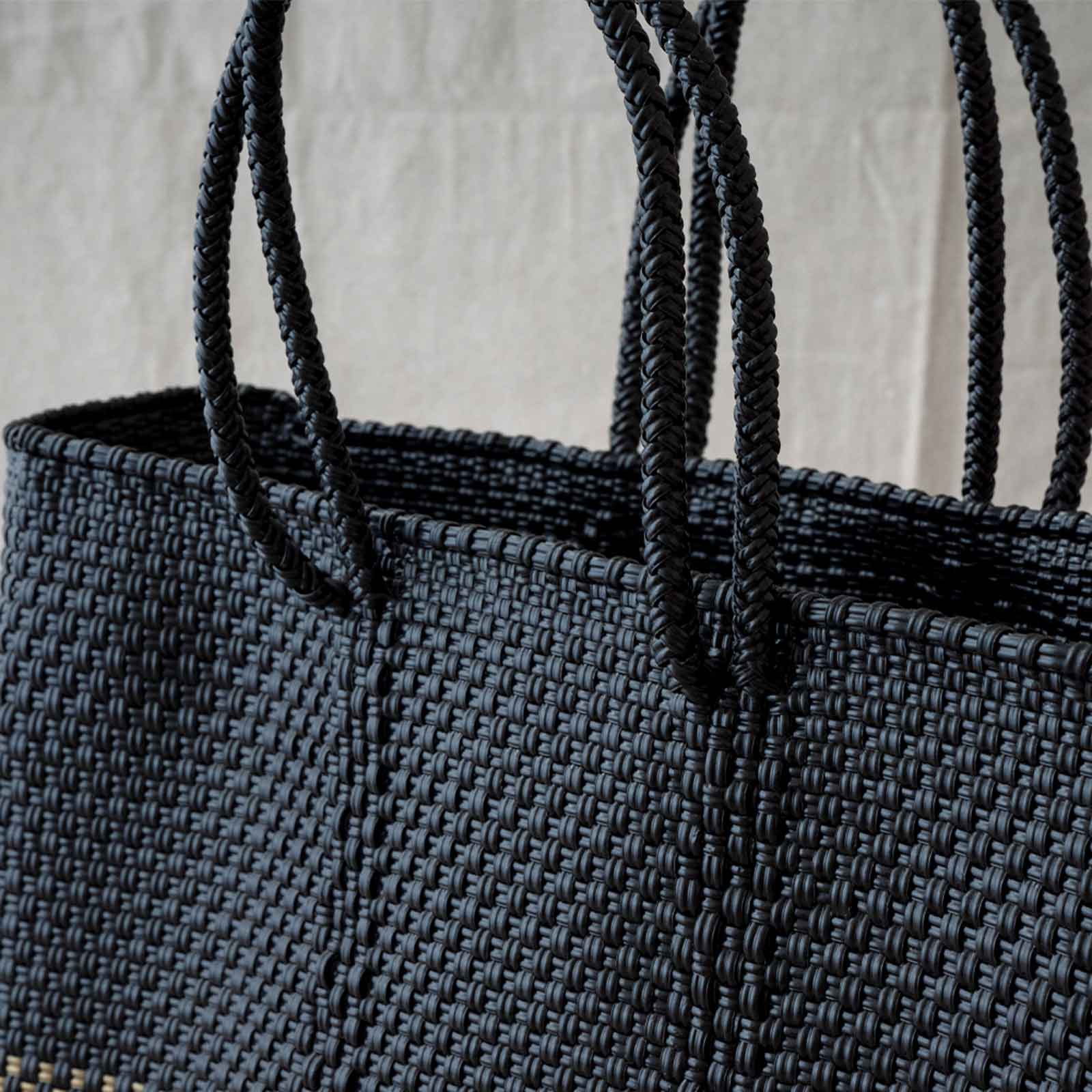 mercado bag MS/black＆gold