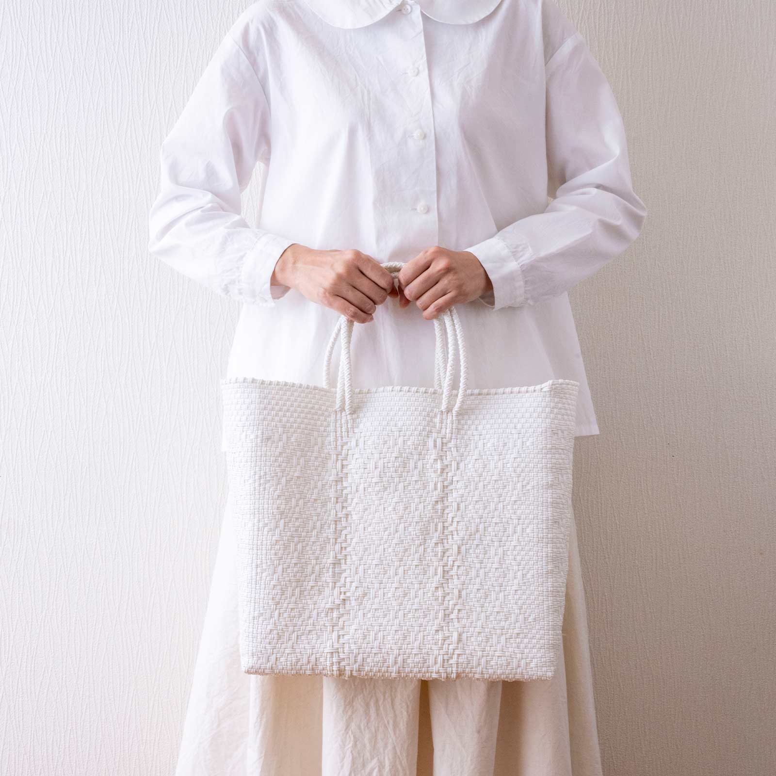 mercado bag M／white