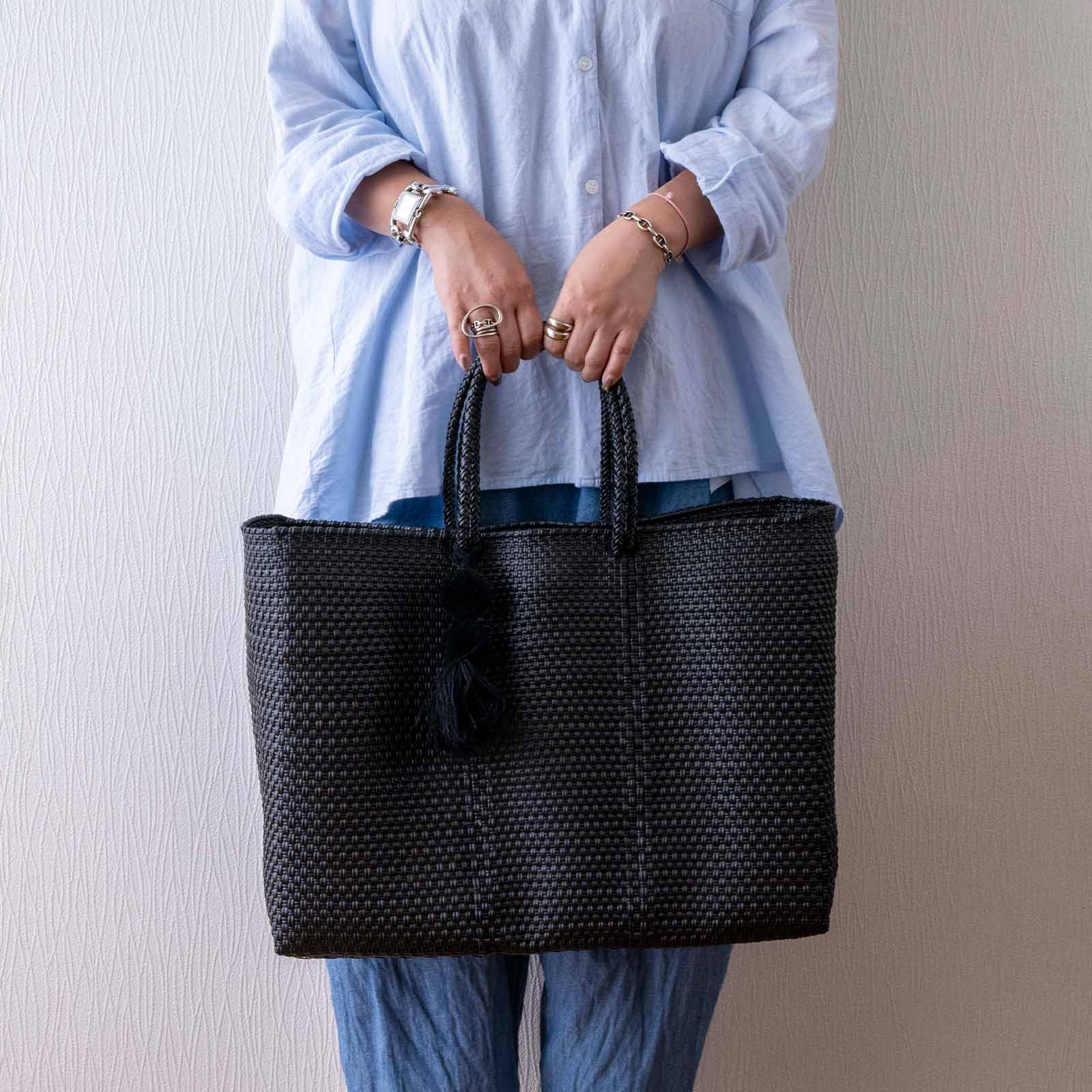 mercado bag L/black bonbon