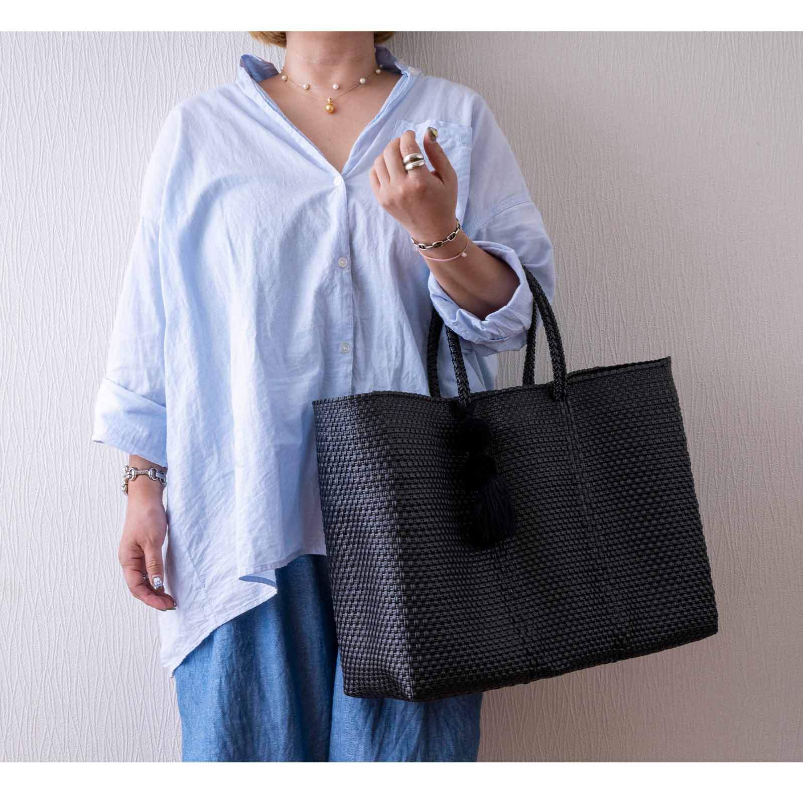 mercado bag L/black bonbon