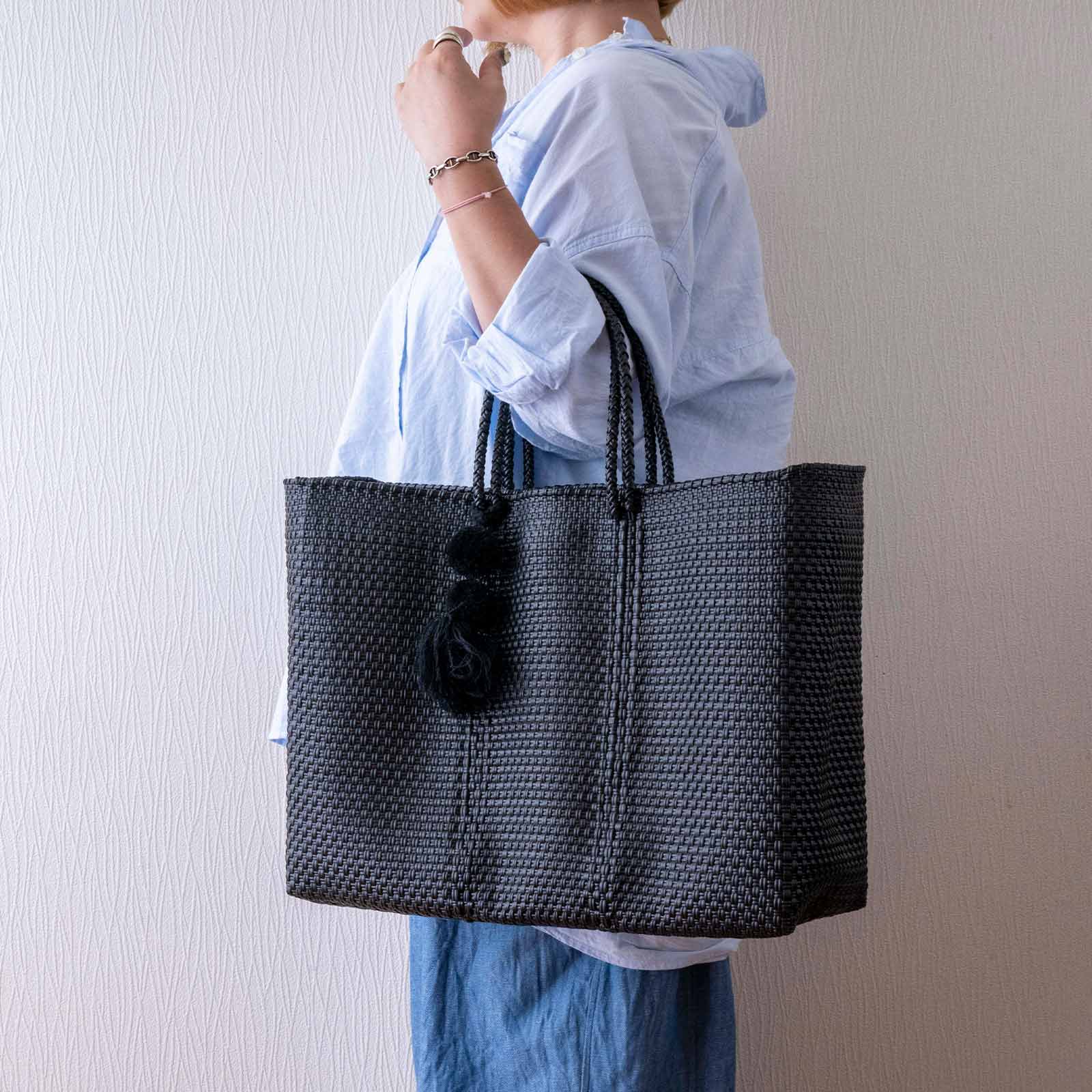 mercado bag L/black bonbon