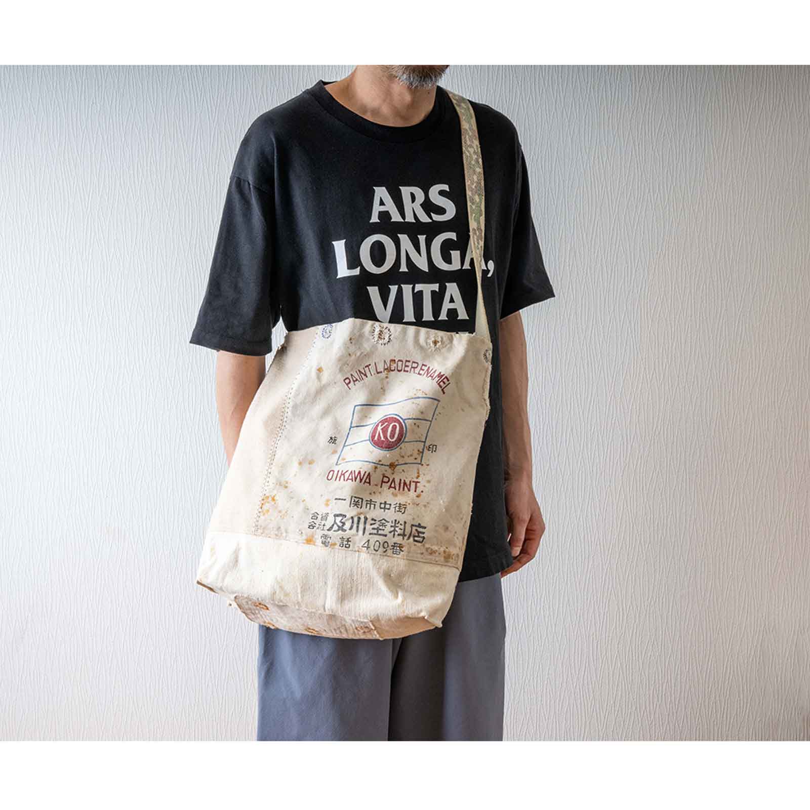 布羊舎/キャンバス地ショルダーバッグ/及川塗料店