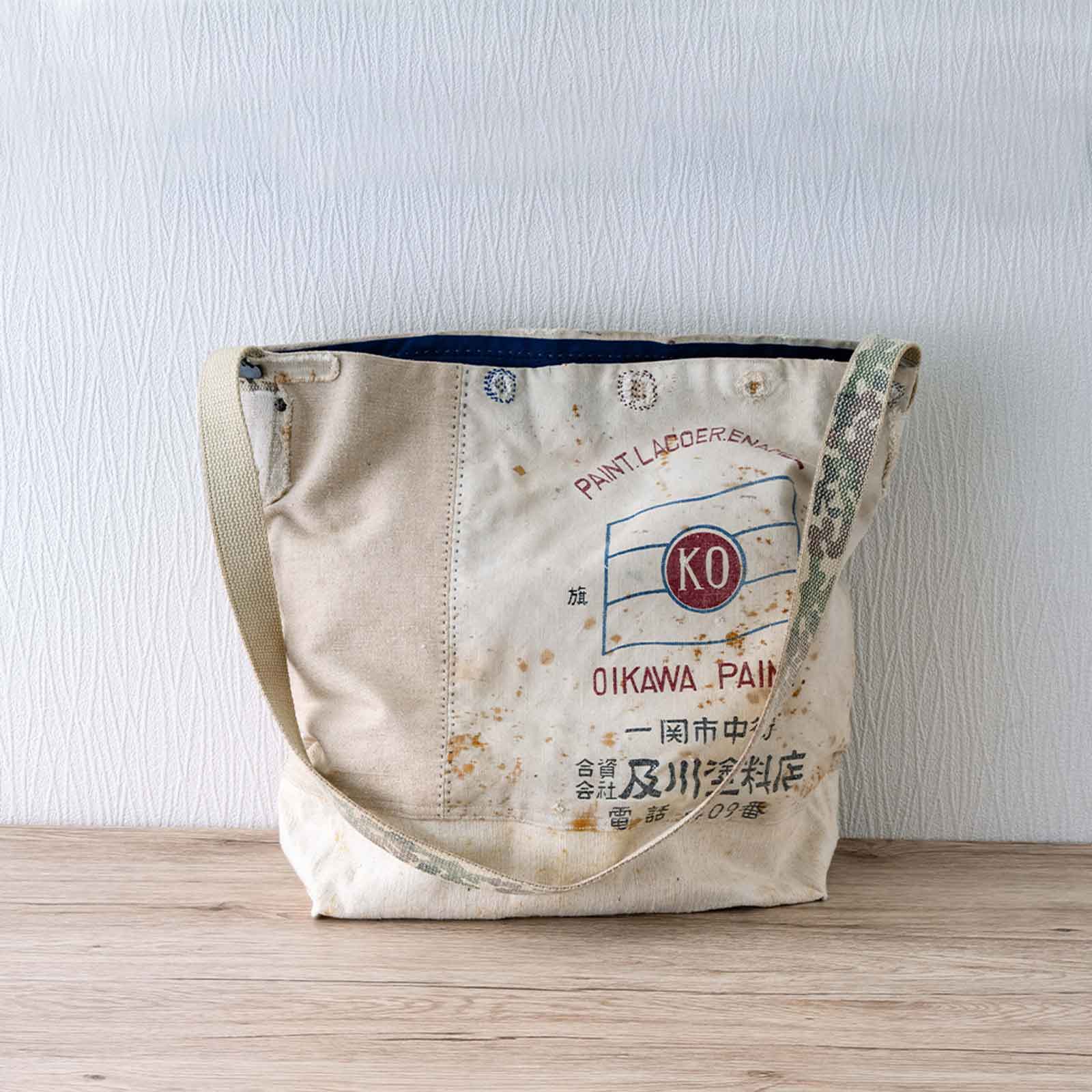 布羊舎/キャンバス地ショルダーバッグ/及川塗料店