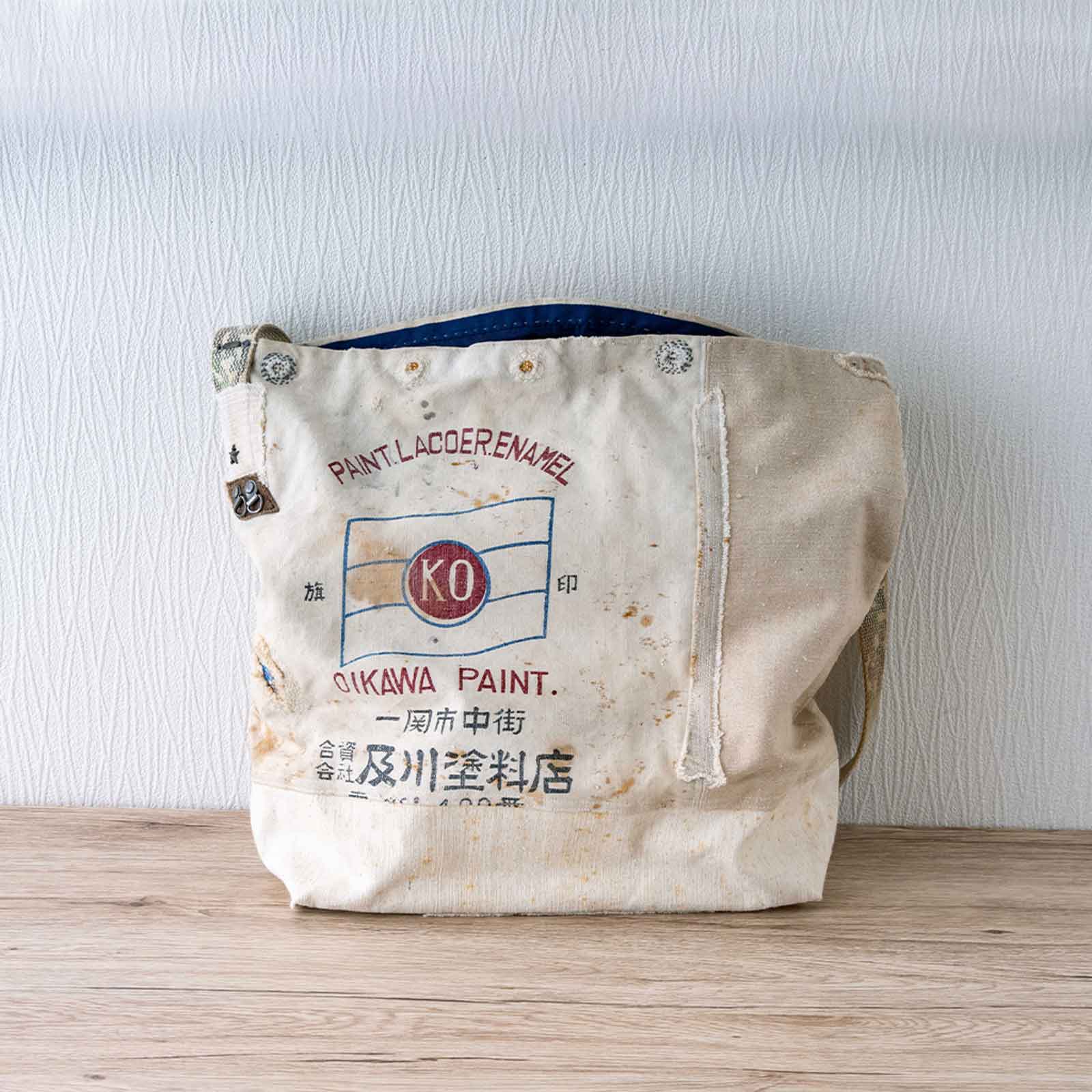 布羊舎/キャンバス地ショルダーバッグ/及川塗料店