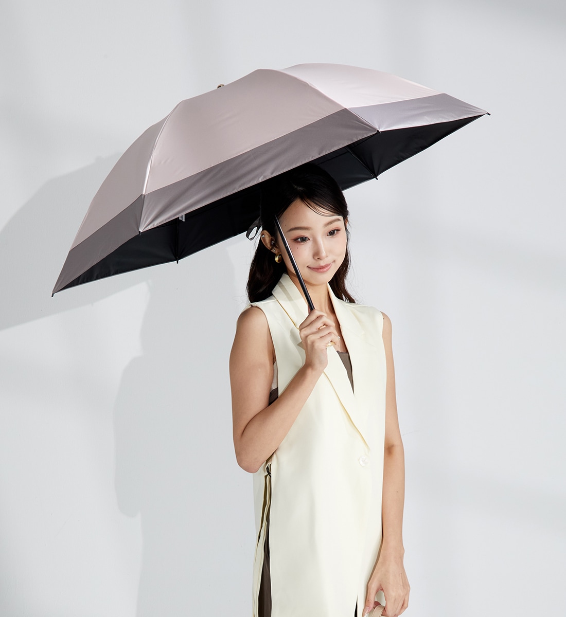 バンブー 逆さ日傘 晴雨兼用～sakasa bamboo bicolor～ | すべての商品