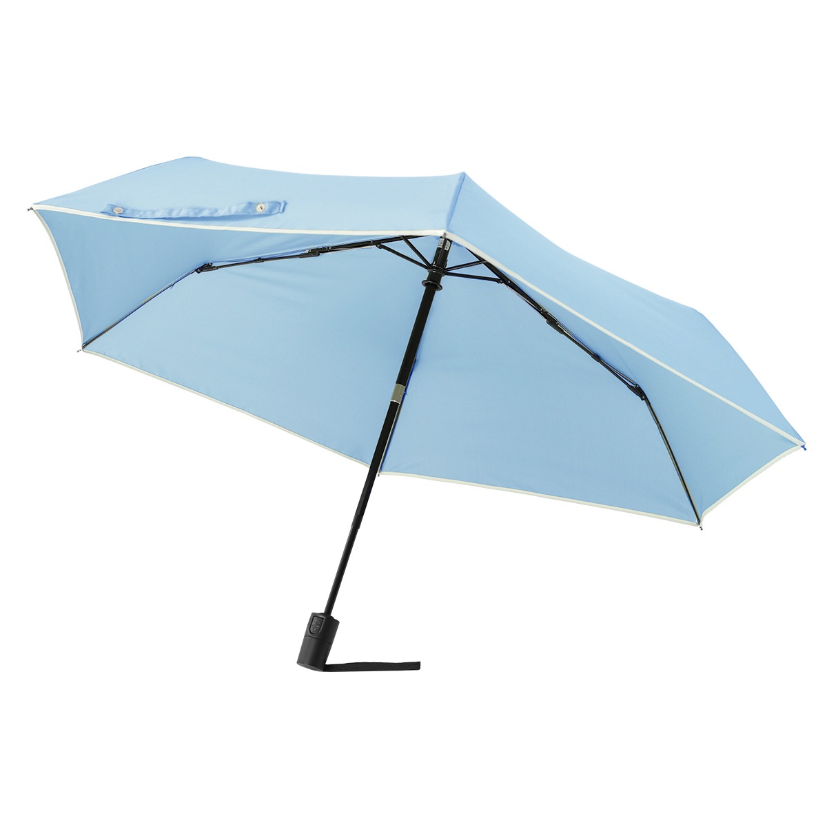 雨宿り傘をなくして新品未使用未開封品 Wpc.】IZA AUTOMATIC＆SAFE 晴雨兼用 折りたたみ傘 自動開閉