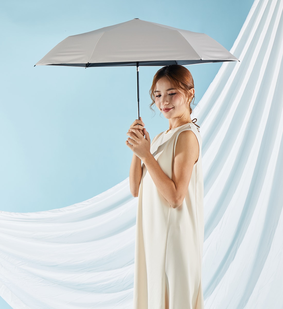 2026新作】自動開閉 日傘 折りたたみ 晴雨兼用 軽量～petina classic