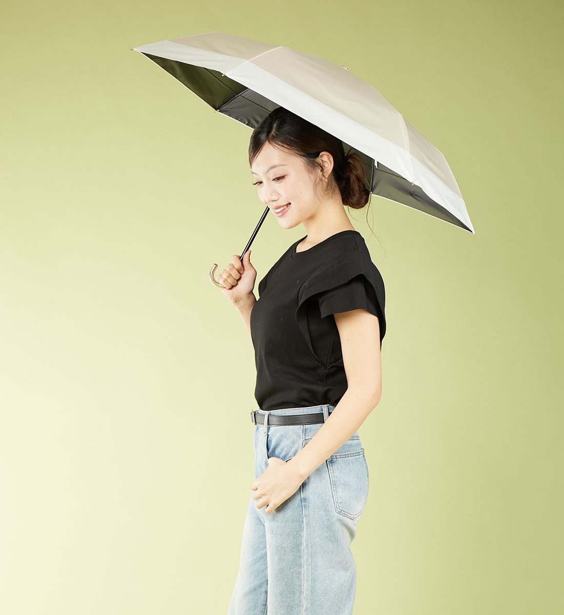 専用ページ【日傘】 2026新作】J型ハンドル日傘 晴雨兼用～curva bicolor～ | 日傘