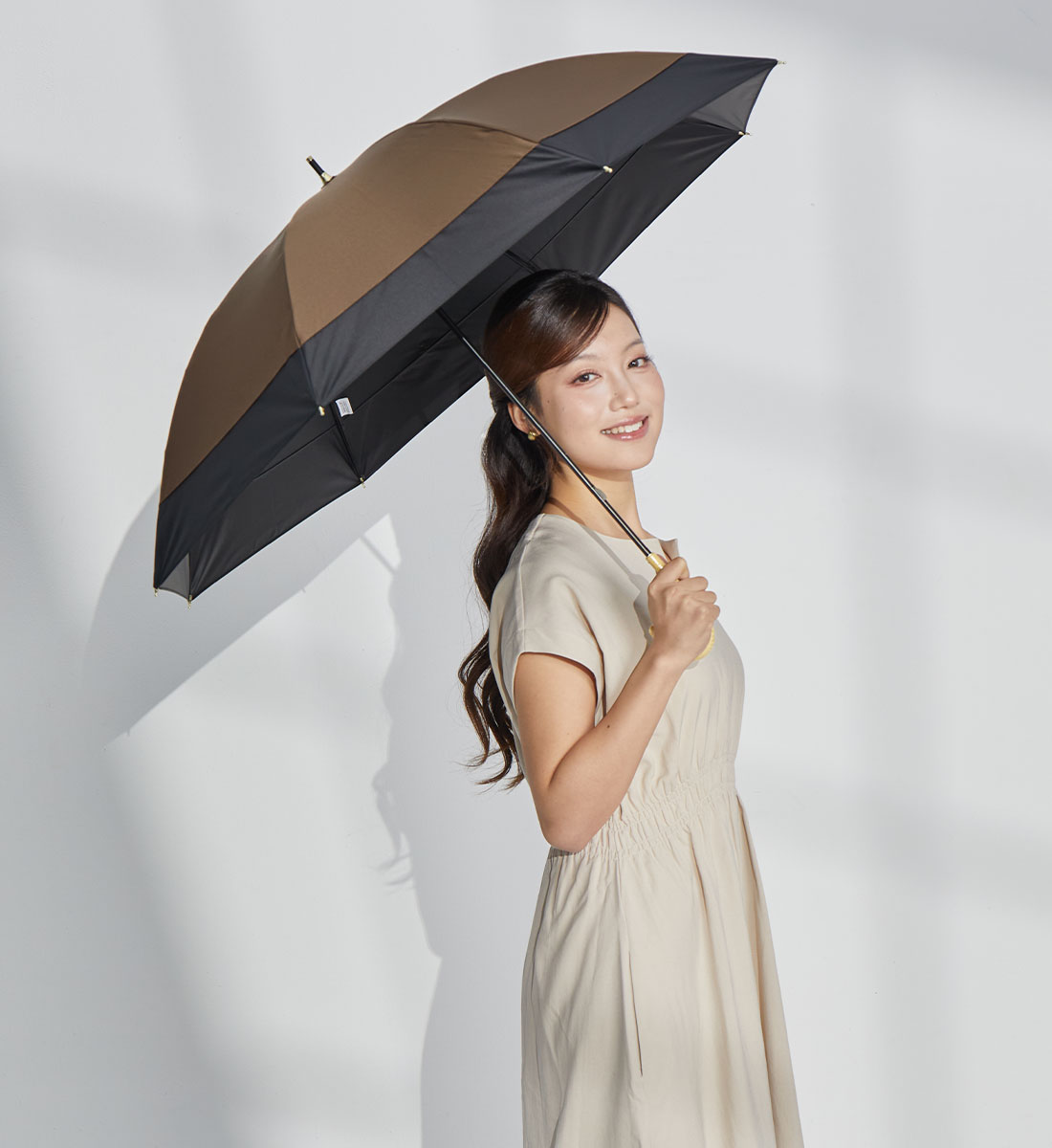 2026新作】ラタン ショート丈 晴雨兼用傘 55cm 日傘 雨傘～prism