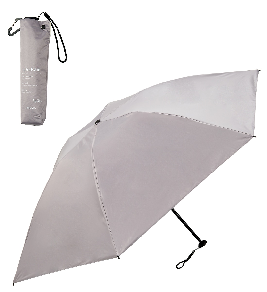 2026新作】超軽量カーボン 逆さ日傘・晴雨兼用傘～UVest zephyr+