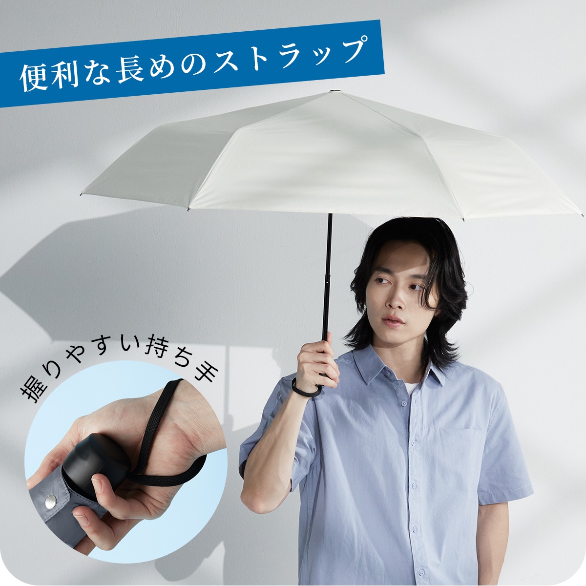 かざみ 2025新作】風に強い 折りたたみ日傘 晴雨兼用～ricca～ | すべて