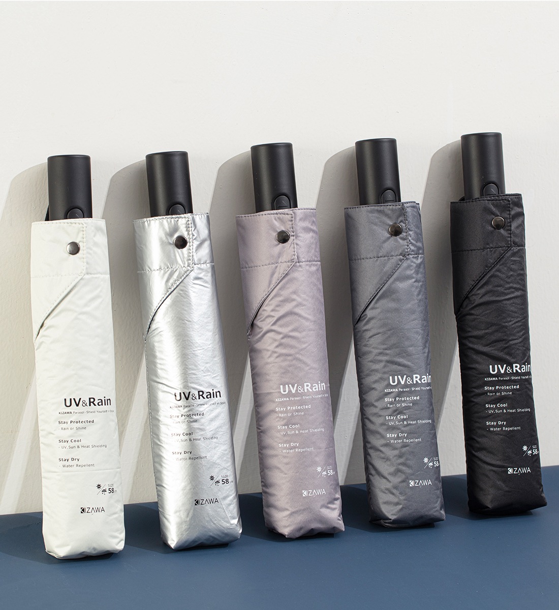2026新色】自動開閉 折りたたみ日傘 晴雨兼用 UVest～eagle+