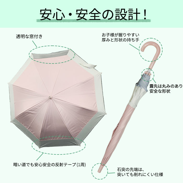 ひさとも 2025新作】畳みやすい形状安定 雨傘 6本骨 直径108cm Selfold
