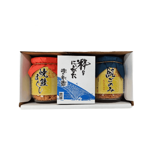 鮭ほぐし2本セット（焼鮭ほぐし・鮭ごのみ）＜常温商品＞Q-91｜【新潟