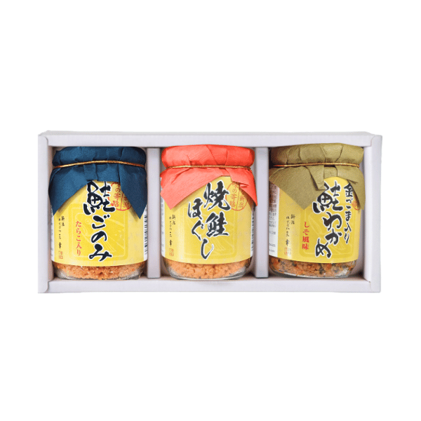 鮭ほぐし2本セット（焼鮭ほぐし・鮭ごのみ）＜常温商品＞Q-91｜【新潟