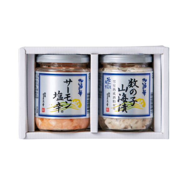 お手軽Bセット（サーモン塩辛・数の子山海）A-43｜【新潟 三幸】公式通販
