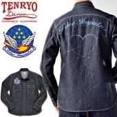 TDS-BI02 ŷΥǥ˥ߥ֥롼ѥ륹 TENRYO DENIMBLUE IMPULSE 10ozǥ˥ ꥸʥ ֥Сƥ륭塼ԥå VERTICAL CUPID