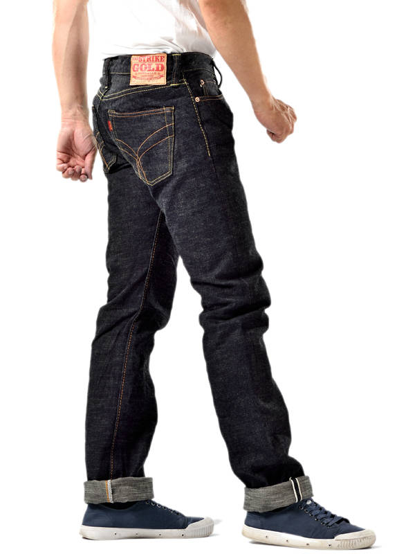 SG5105 ȥ饤 饷å꡼  15oz  졼  ӥå ǥ˥ 5P å ȥ졼 SG5105 / The Strike Gold Classic Series Right-Twill 15oz Gray Slubby Selvedge Denim 5P Jeans Stylish Straight