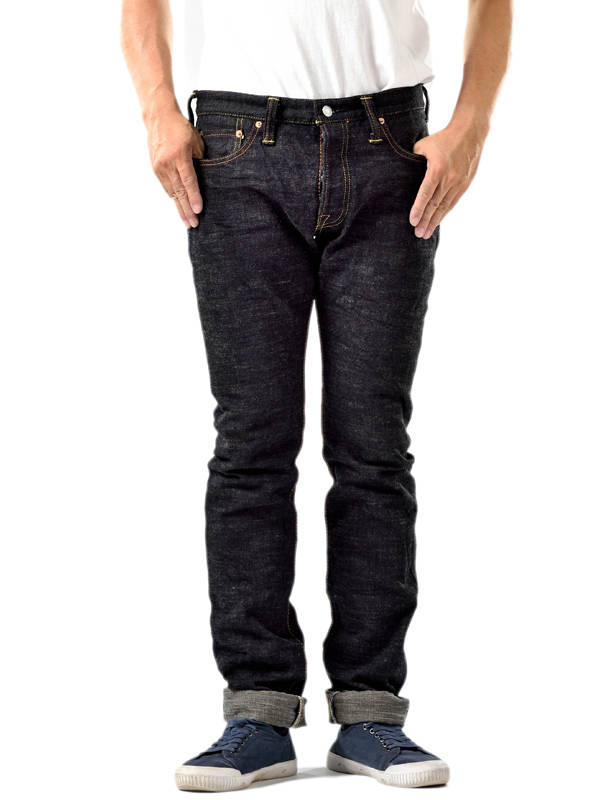 SG5109ۥȥ饤 饷å꡼  15oz  졼  ӥå ǥ˥ 5P  ơѡ SG5109 / The Strike Gold Classic Series Right-Twill 15oz Gray Slubby Selvedge Denim 5P Jeans Slim Tapered