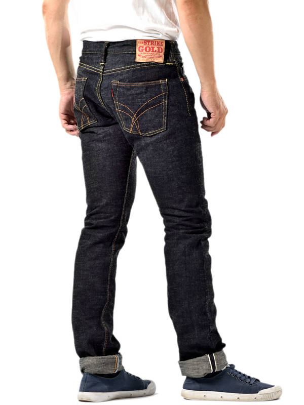 SG5109ۥȥ饤 饷å꡼  15oz  졼  ӥå ǥ˥ 5P  ơѡ SG5109 / The Strike Gold Classic Series Right-Twill 15oz Gray Slubby Selvedge Denim 5P Jeans Slim Tapered