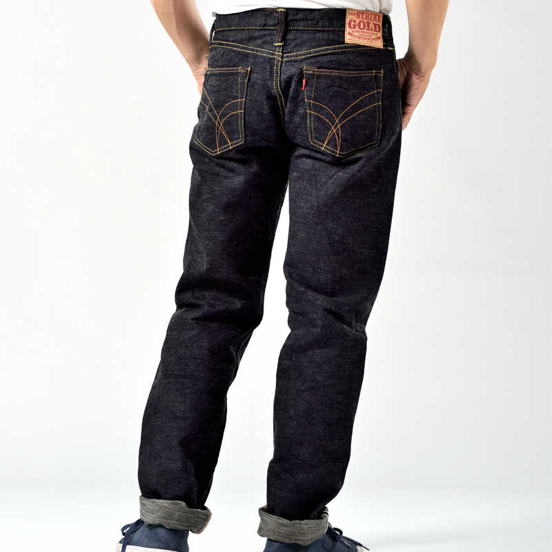 SG5104ۥȥ饤 饷å꡼  15oz  졼  ӥå ǥ˥ 5P 쥮顼 ơѡ SG5104 / The Strike Gold Classic Series Right-Twill 15oz Gray Slubby Selvedge Denim 5P Jeans Regular Tapered