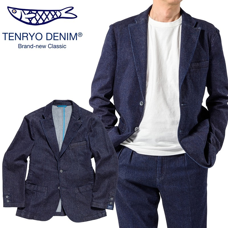 TDB21019 ŷΥǥ˥ ȥ饹 ǥ˥ ơ顼 㥱åȡTDB2101 TENRYO DENIM