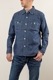 ȥ饤 ӥå ֥졼  SGS2301 / The Strike Gold Selvedge Chambray Work Shirt