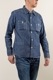 ȥ饤 ӥå ֥졼  SGS2301 / The Strike Gold Selvedge Chambray Work Shirt