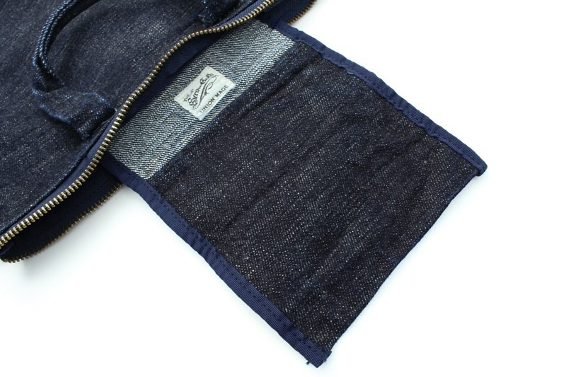 ȥ饤 15oz ꥸʥ ӥå ǥ˥ ⡼ إå Хå SGA2403 / The Strike Gold 15oz Original Selvedge Denim Small Helmet Bag